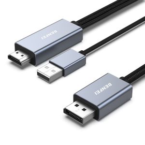 Câble HDMI vers DisplayPort Benfei 1.8m 