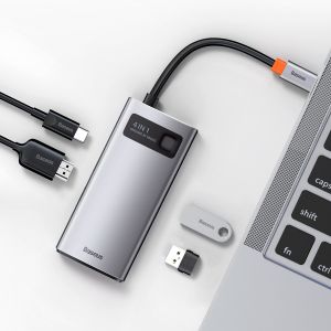 Baseus Hub USB Type C 4 en 1 Gris