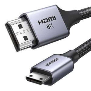 Cable mini HDMI  / HDMI 2.1 8K Gris 2M Ugreen                     